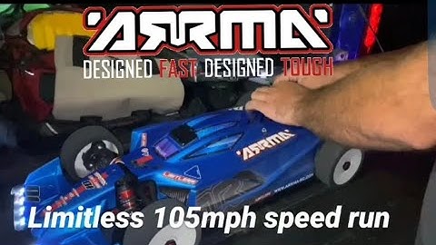 Arrma Limitless 105mph speed run