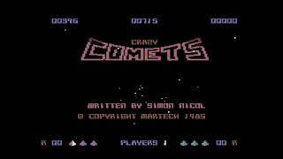 Crazy Comets on C64