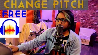 How to Change Pitch of Karaoke 🎵☝️👇 How to Change Pitch in Audacity FREE screenshot 3