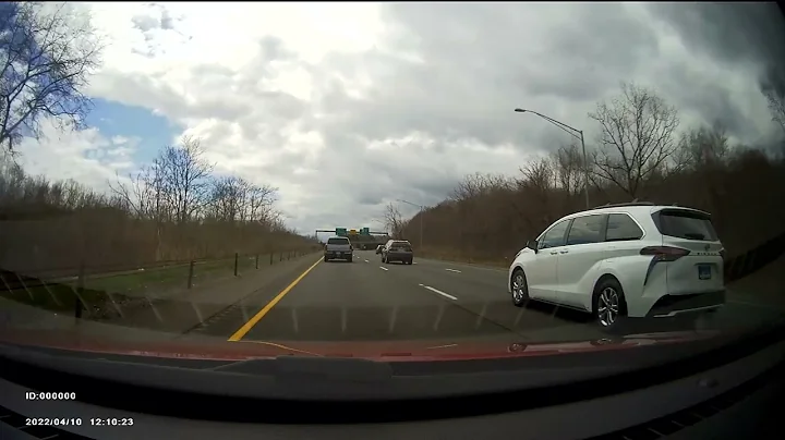 Interstate I 84 West in Connecticut heading to Queens, NY - April 10 2022