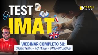 Test IMAT 2026 🎯: struttura, materie e come prepararsi | Webinar completo✅
