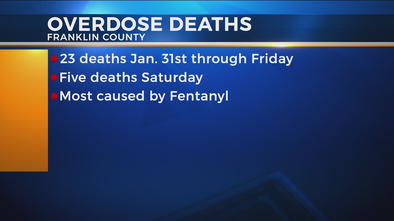 Coroner: 28 overdose deaths since Jan. 31 in Franklin County - YouTube
