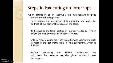 Interrupt Programming of PIC18