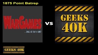 Dark Eldar Vs Iron Hands / Space Wolves 40,000 7th Edition Battle Report