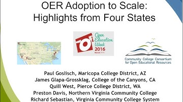 OER FACULTY ADOPTION TO SCALE Movie 1024x768 h264