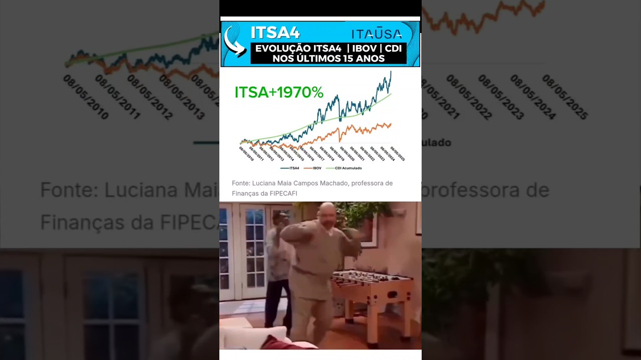 ITAÚSA- ITSA4 | ITSA3  Fez milionários nos últimos 15 anos! 