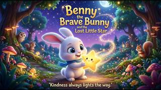 🐰 Benny the Brave Bunny & the Lost Star ⭐ | Heartwarming Pixar-Style Kids Cartoon | Bedtime Story