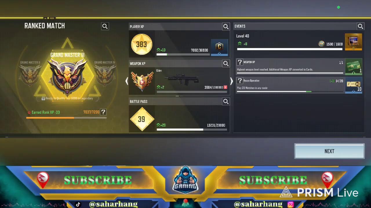 Multiplayer Rank Push Grandmaster to Legendary on Live Gameplay! 