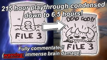 [Commentated] Zero to Dead God in One Video ▶ The Supercut fr ▶ The Binding of Isaac Repentance