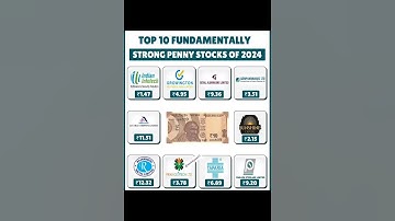 Top 10 fundamentally strong penny stocks || share market for beginners #Stocks @marketgram03 #2024