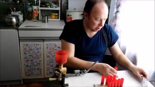Пуля Полева 6 и Полева 6 У , пристрелка коллиматора на 12 кал ., заводские патроны и самокрут .