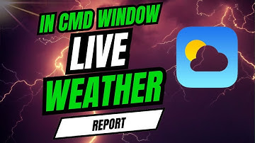 😇😇Live Weather Report in CMD 🌦️ Command Prompt Weather 🌦️ Display Weather in CMD 🌦️ CMD Tricks 🌟🌟🌟