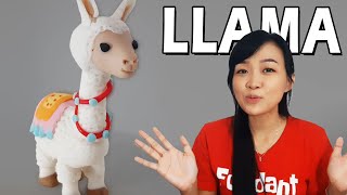 How to make a llama out of fondant (English/Bahasa) | Fondant Diary