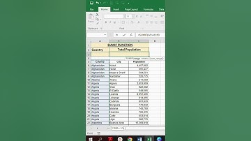 Sumif Function | Sumif Formula | Sumif Excel | Excel Shorts | Sum if