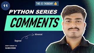 11 | Comments in python: python course | Sushant Sharma #pythoncourse #python #coding #datascience