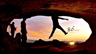 TWO FIRST ASCENTS 8B, BY CHRIS SHARMA,  ERIC LÓPEZ AND POL ROCA IN LA COVA DE L'OCELL