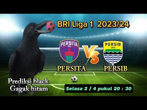 PERSITA VS PERSIB BRI LIGA 1 2023/24 PREDIKSI BLACK BURUNG GAGAK HITAM