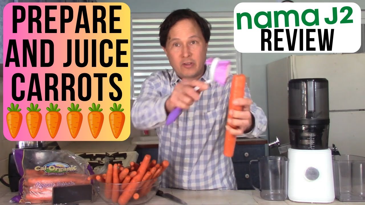 How to Prepare & Juice 6 Pounds of Carrots in the Nama J2 Juicer YouTube