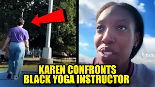 WATCH: Black Yoga Instructor Calls Out Karen Taking Photos of Her, Response Sparks Outrage