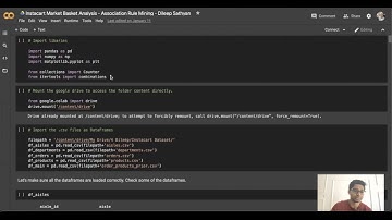 Association Rule Mining - Market Basket Analysis without using conventional Apriori algorithm.