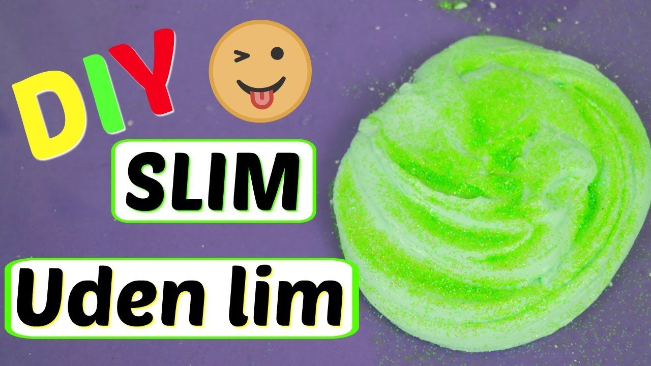 Kantine fysiker Tidligere DIY slim uden lim / Slim forsøg - YouTube