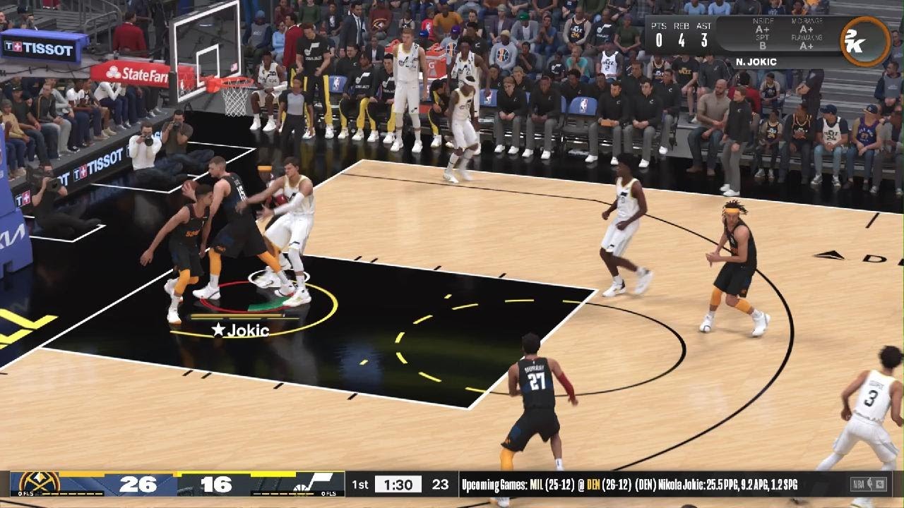 NBA 2K24 Nuggets vs Jazz YouTube