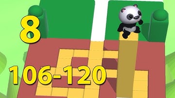 Stacky Dash Walkthrough Part 8 Level 106-120 (IOS/Android) Gameplay