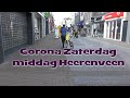 LOCKDOWN - CORONA Zaterdag Middag In Winkelstraten Heerenveen