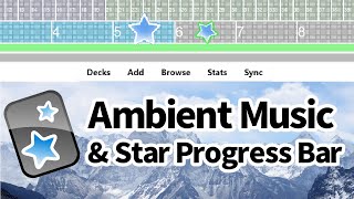 [ Anki addon ] Ambient Music + Star Progress Bar (AnkiArcade-Ambient music)