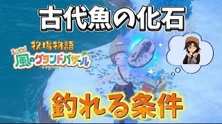 古代魚の化石を釣り上げる大作戦!【牧場物語 Let's!風のグランド 古代魚の化石を釣り上げる大作戦!【牧場物語 Let's!風のグランド