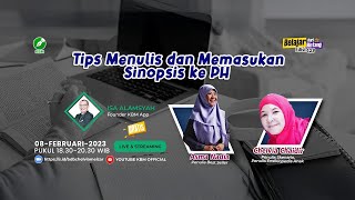 TIPS MENULIS DAN MEMASUKKAN SINOPSIS KE PH BERSAMA CHELVIA CHAIDIR