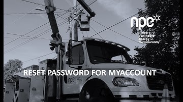 Niagara Peninsula Energy Inc. - How to Reset Password for MyAccount (Existing Customers)
