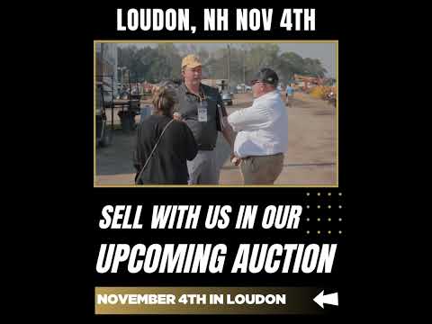 SELL AT OUR LOUDON, NH AUCTION | NOVEMBER 4TH - video from Jeff Martin Auctioneers