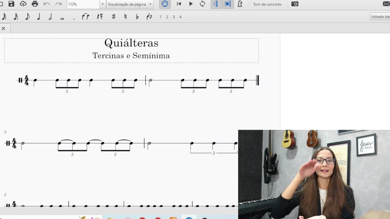 COMO LER TERCINA e QUIÁLTERA de SEMÍNIMA  LEITURA RÍTMICA 14