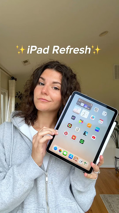 iPad homescreen refresh 🧹 ✨#ipad #ipadsetup #tablet