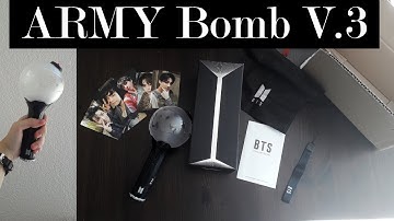 Official BTS Lightstick // ARMY BOMB Ver3 Unboxing