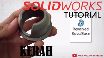 SOLIDWORKS TUTORIAL - REVOLVE FEATURE PART II | 3D CAD | FUNDAMENTAL | BASIC | DESIGN | ESSENTIAL
