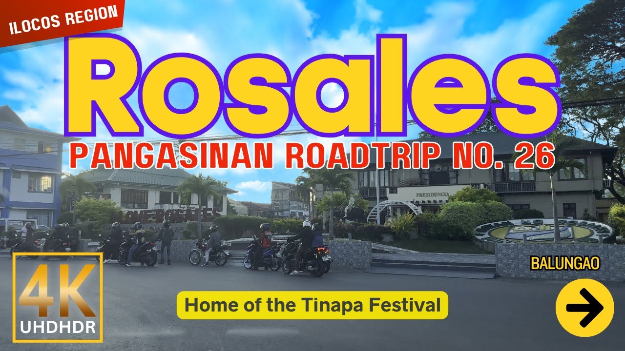 ROSALES Pangasinan Road Trip No. 26 | Ilocos Region, Philippines | Driving Tour | 4K