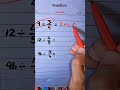Easy Math Trick | Divide Fraction #maths #mathstricks #education #shorts
