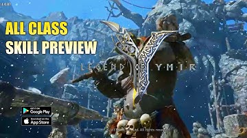 Legend of Ymir Gameplay - All Class Skill Preview