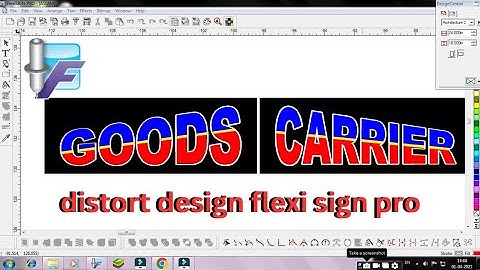 distort design flexi sign pro #flexi #design #art