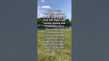 Go to the App Store and download the noise app with my code. #sidehustle #noise