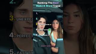 Ranking The Best Make a Word Challenge moments 🗣️ #shorts #wordchallenge #games #brainteaser