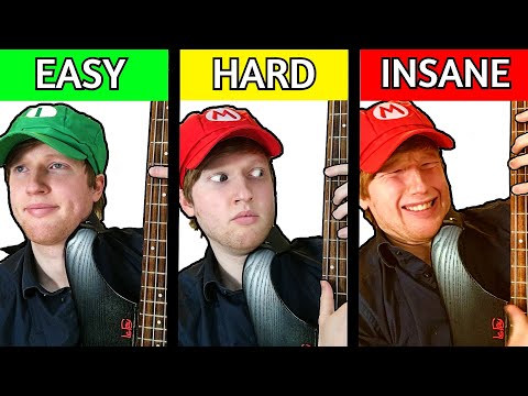 super-mario-theme---ten-levels-of-difficulty-(bass)