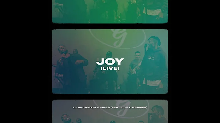 "JOY" (Live) Lyric Video Featuring Joe L Barnes