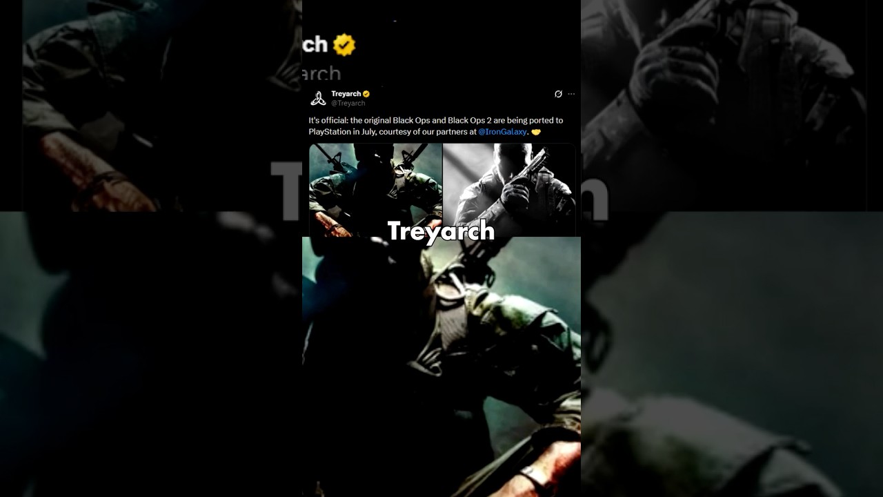 Treyarch CONFIRMED Black Ops 1 & 2 Ports + Xbox/PC Update! (Playstation 4/5)