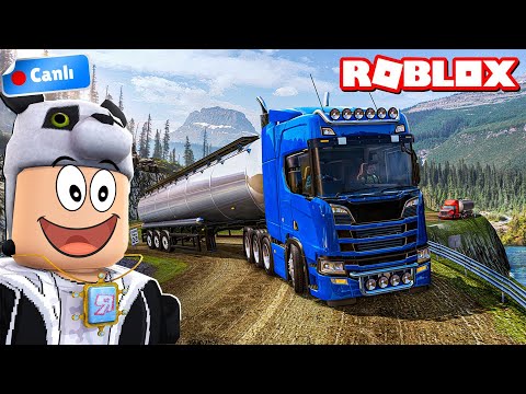 CANLI: Tır Sürüyoruz ve Uzun Yollara Çıkıyoruz ! Roblox Trucking Empire