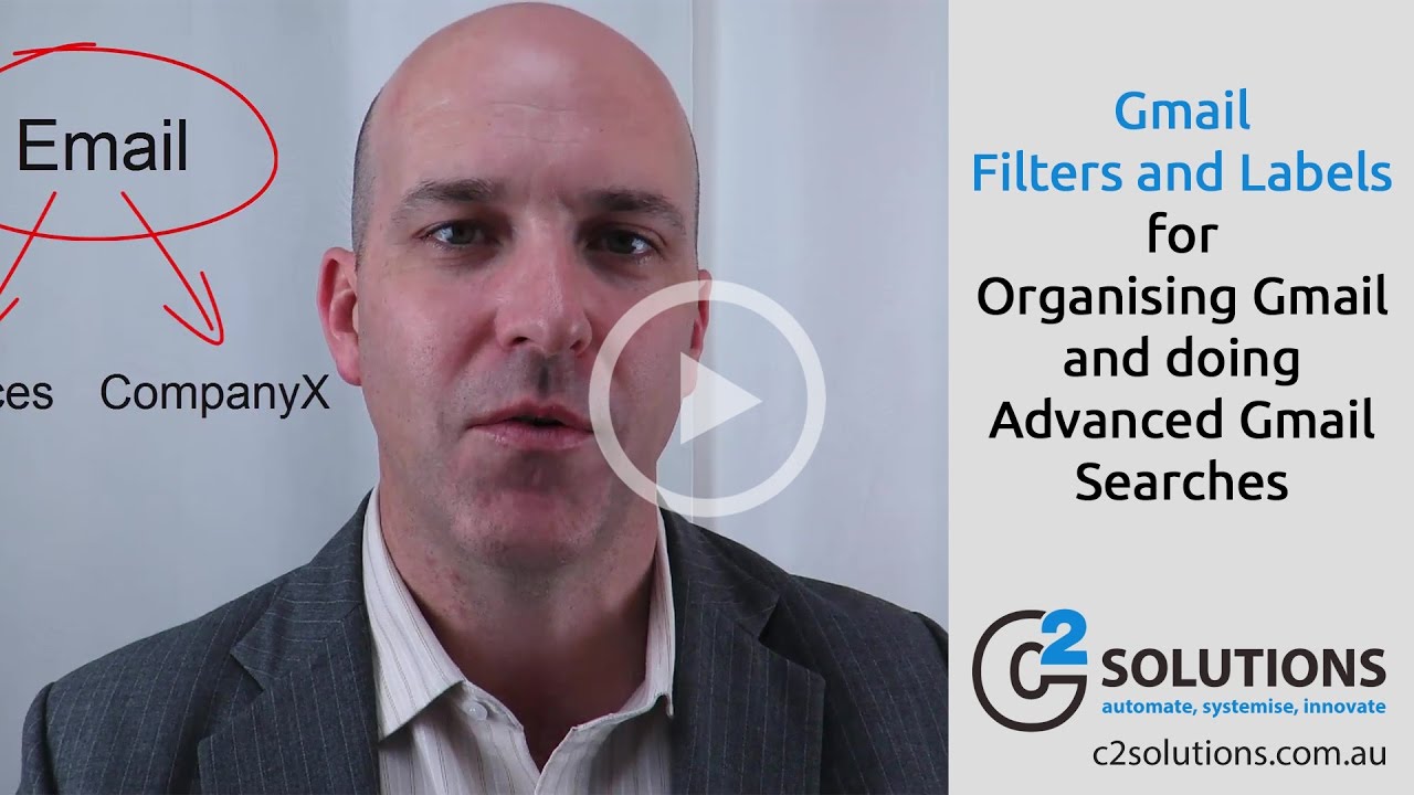 Gmail Filters and Labels for Organising Gmail and Doing Advanced Gmail Searches