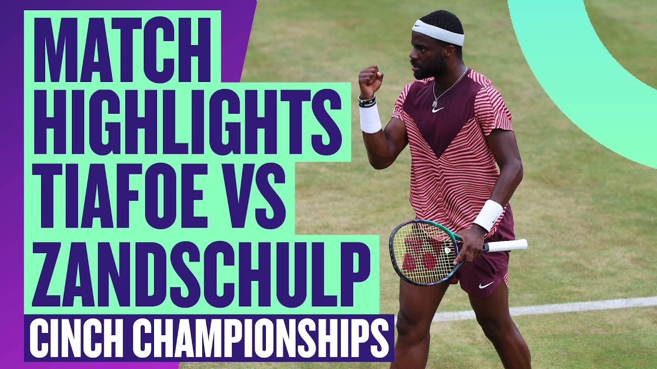 Highlights - Tiafoe Vs Van De Zandschulp | Cinch Championships 2023 | Lta -  Youtube