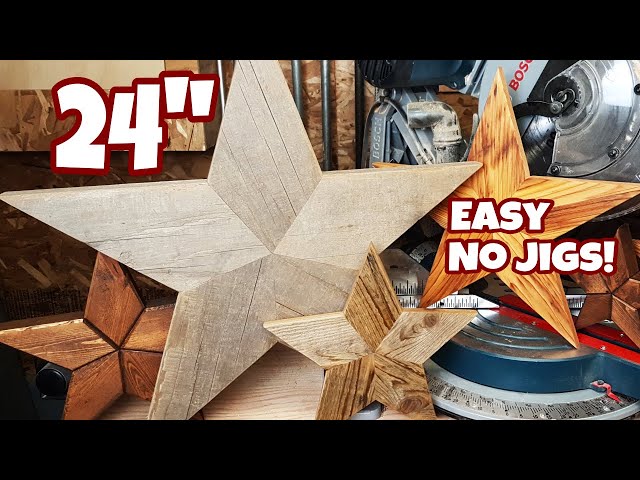 Make Your Own Wooden Stars- Vintage Wood Workshop 